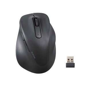 エレコム ELECOM ワイヤレスマウス 無線 2.4GHz 静音 抗菌 5ボタン Sサイズ Windows Mac ChromeOS対応 医師監修 EX-G ブラック M-XGS30DBSKCBK