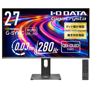 IOf[^@QD-OLED̗pQ[~Oj^[ GigaCrysta m27^ / WQHD(2560×1440) / Ch / 280Hzn ubN@KH-GDQ271UEL