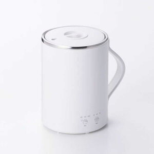 テスコム マグカップ型 電気鍋 小型 350ml 1人用 旅行/出張/自宅/オフィス用 卓上調理 湯沸かし 保温 煮込み Cook Mug ホワイト TGM20A-W