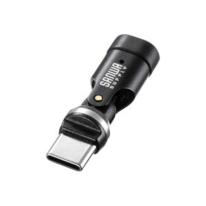 �T�����T�v���C�@USB2.0 Type-C�A�_�v�^(540�x��]�E240W�E�u���b�N)�@AD-USB34CCFBK