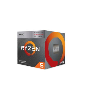 AMD@Ryzen 5 3400G With Wraith Stealth cooler (4C8T3.7Hz65W) BOX m Ryzen 5 / Socket AM4 / OtBbNXځn@YD3400C5FHSBX