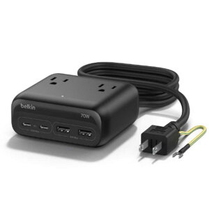 BELKIN�@3���[�d�X�e�[�V����(AC×3 USB-A×2 USB-C×2 70W)�@SRZ001ja5