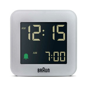 �u���E���@BRAUN�@Digital Alarm Clock �z���C�g�@BC08W