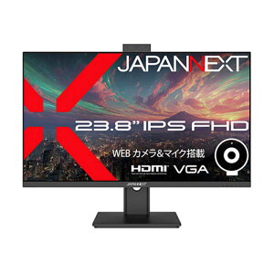 JAPANNEXT�@IPS�p�l������ FHD�t�����j�^�[ HDMI VGA Web�J����/�}�C�N���� �m23.8�^ / �t��HD(1920×1080) / ���C�h / 75Hz�n (2�N�ۏ�)�@JN-IPS238F-CMS