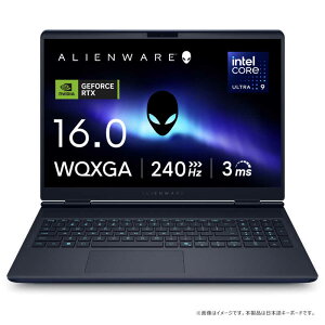 DELL@f@Q[~Om[gp\R Alienware 16X Aurora [ 16^ / Win11 Home / Core Ultra 9 / 32GB / 1TB ] C^[Xe[ CfBS@NAA86-FNC