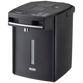 タイガー　TIGER　電気ポット とく子さん 2.2L 蒸気レスVE電気まほうびん アーバンブラック　PIM-H220KE