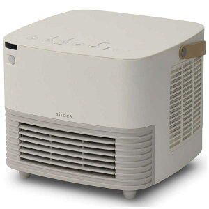 SIROCA 人感センサー付き セラミックファンヒーター ポカCUBE 1200W ホワイト SH-CF251