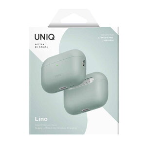 KENZAN�@AirPodsPro3�P�[�X UNIQ �V���R���P�[�X �n�C�u���b�h���L�b�h LINO ICEPLANT GREEN ICEPLANT GREEN�@UNIQ-AIRPODSPRO3-LINOICEGRN