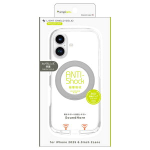 �g���j�e�B�@iPhone17 �mLIGHT SHIELD Solid MagStand�n MagSafe�Ή� �������݌v �Ռ��z�� �����O�X�^���h�t���n�C�u���b�h�N���A�P�[�X �����O�X�^���h�@TR-IP25M2-LDSMS-LSV