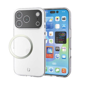 �G���R���@ELECOM�@iPhone 17 Pro�P�[�X �\�t�g�P�[�X �Ɍ�Plus ���^�������O�t �N���A�@PMA25CUCTKPCR