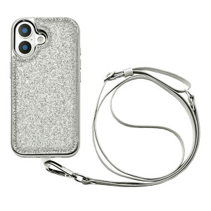 CCCteBA@iPhone17 Cross Body Case Duo (shine silver)@UNI-25M-CBSS