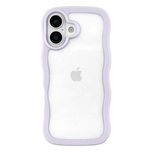 CCCteBA@iPhone17 Wavy Case (purple)@UNI-25M-WCPU