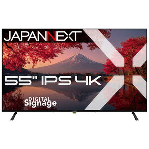 JAPANNEXT�@IPS�p�l������ 4K��^�t�����j�^�[ HDMI �r�f�I�������� �R���|�[�l���g���� �I�v�e�B�J�������o�� �m55�^ / 4K(3840×2160) / ���C�h / 60Hz�n (2�N�ۏ�)�@JN-IPS55UHD-M
