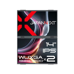 JAPANNEXT@WUXGAfAoCj^[ miniHDMI USB-C 3ʊg ڑ\(21C`) I[gtbv m14.0^ / WUXGA(1920×1200) / Ch / 60Hzn@JN-DMD-IPS14WX