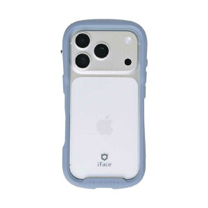 HAMEE�@iPhone17 Pro iFace Reflection�����K���X�N���A�P�[�X �y�[���u���[�@IP17PIFACERFTPBL