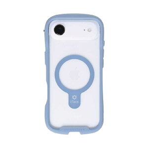 HAMEE�@iPhone Air iFace Reflection MagSynq �����K���X�N���A�P�[�X �y�[���u���[�@IP17AIFACERFTMGPBL