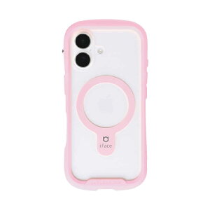 HAMEE�@iPhone17 iFace Reflection MagSynq �����K���X�N���A�P�[�X �T�N���s���N�@IP17IFACERFTMGSPK