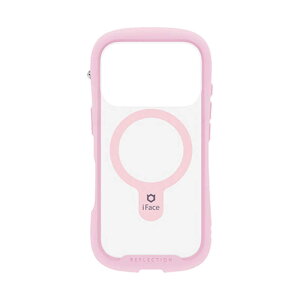 HAMEE�@iPhone17 Pro iFace Reflection MagSynq �����K���X�N���A�P�[�X �T�N���s���N�@IP17PIFACERFTMGSPK