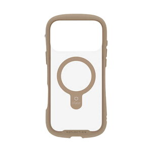 HAMEE�@iPhone17 Pro MaxiFace Reflection MagSynq �����K���X�N���A�P�[�X �x�[�W���@IP17PMIFACERFTMGBE