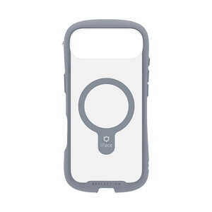 HAMEE�@iPhone Air iFace Reflection MagSynq �����K���X�N���A�P�[�X �O���[�@IP17AIFACERFTMGGY