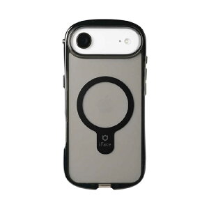 HAMEE�@iPhone Air iFace Look in Clear Hybrid MagSynq�P�[�X �u���b�N/�t���X�g�@IP17AIFACELOOKMGBK
