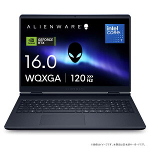 DELL�@�f���@�Q�[�~���O�m�[�g�p�\�R�� Alienware 16 Aurora [ RTX 5050 / 16�^ / Win11 Home / Core 7 / 16GB / 1TB ]�@NA66-FNC