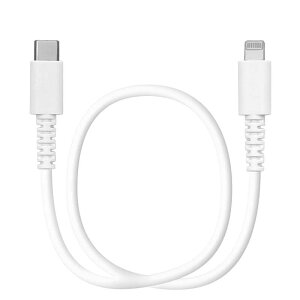 X^oii@C to Lightning_炩P[u PDΉ 0.5m WH [USB Power DeliveryΉ]@R05CACL3A02WH
