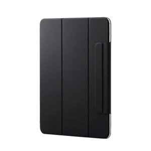 �G���R���@ELECOM�@iPad Pro �P�[�X 13�C���` ( M4 ) �}�O�l�b�g���E�t���b�v �J�o�[ 2�A���O�� �X�^���h �I�[�g�X���[�v�@�\ �y�� ���^�@TB-A25PLWVPF2BK