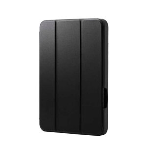 エレコム ELECOM iPad mini ケース 8.3インチ ( A17 Pro ) / 第6世代 マグネット式フラップ カバー Apple Pencil収納 フリーアングル スタンド オートスリープ機能 衝撃吸収 TB-A25SSABK