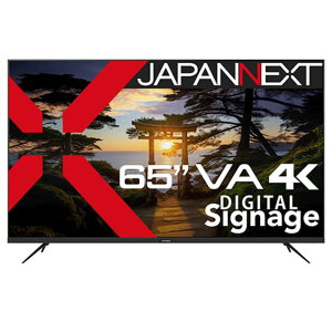 JAPANNEXT�@VA�p�l������ ��^�t�����j�^�[ HDMI HDR �r�f�I/�������� �I�v�e�B�J���o�� �R���|�[�l���g���� USB�Đ��Ή� �T�C�l�[�W �m65�^ /4K(3840×2160) /���C�h�n�@JN-V65UHD-U�i���͂��̂݁j