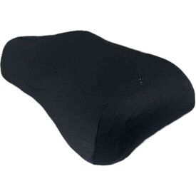 太陽　ヒツジのいらない枕 新・ハイブリッド3層構造 専用 ブラックレーベル枕カバー ブラック (ヒツジのいらない枕 専用 /ファスナータイプ)