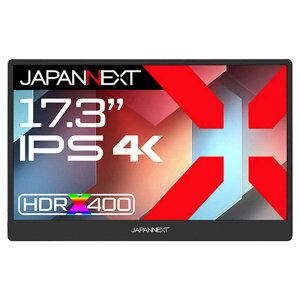 JAPANNEXT@IPSpl 4KoCj^[ miniHDMI USB-C X}[gP[Xt m17.3^ / 4K(3840×2160) / Ch / 60Hzn (2Nۏ)@JN-MD-IPS173U