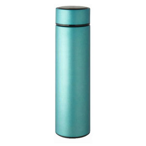 リビング 水筒 ステンレス 直飲み ミスティック 携帯ミニマグボトル 450ml 軽量 ブルー スイトウステンレスチョクノミミ