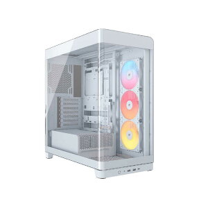 RZA@CORSAIR@FRAME 4500X RS-R ARGB Panoramic Glass Mid-Tower White@CC-9011315-WW