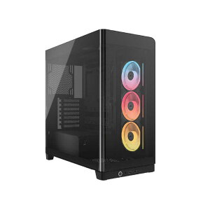 RZA@CORSAIR@FRAME 4500X LX-R RGB iCUE LINK Panoramic Glass Mid-Tower Black@CC-9011316-WW