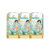 P＆G　(ケース販売) パンパース はじめての肌へのいちばん ウルトラジャンボM(6-11kg) 56枚×3個　PMハジ…