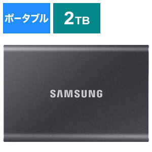 SAMSUNG@OtSSD T7 m2TB /|[^u^n O[@MU-PC2T0T-IT/A