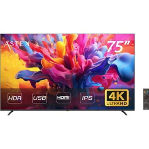 WIS�@PC���j�^�[ IPS�p�l�� 4K �m75�^ / 4K(3840×2160) / ���C�h / 60Hz�n�@AS-M75C