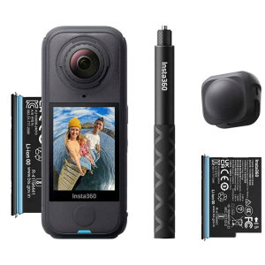 INSTA360�@�A�N�V�����J���� 360°�J���� X4 Air �X�^�[�^�[�o���h�� �m4K�Ή� / �h���n �O���t�@�C�g�u���b�N�@CINSAAFA-SE03