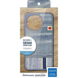 ���X�^�o�i�i�@AQUOS sense10 �f�j���P�[�X BLUE SAKURA SAX�@9261AS10HPJSAX