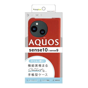 �g���j�e�B�@AQUOS sense10 / sense9 �mSmart FlipNote�n ���^�X�}�[�g�t���b�v�m�[�g�P�[�X ���b�h�@TR-AQ25S-FNS-LRD