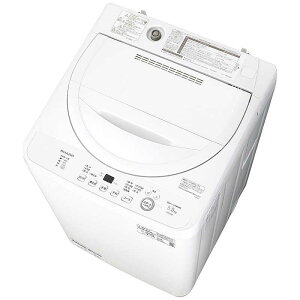 �V���[�v�@SHARP�@�S��������@ ����5.5kg �z���C�g�@ES-GE5K-W�i�W���ݒu�����j