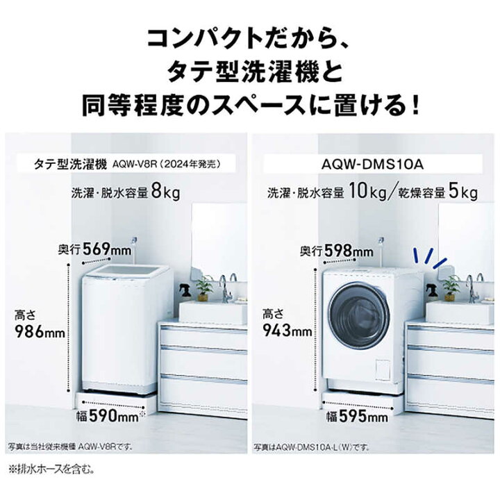 楽天市場】アクア AQUA 【買替えで5000pt進呈 5/6まで】ドラム式洗濯 