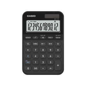 �J�V�I�@CASIO�@�f�U�C���d�� �m12���n �u���b�N�@MW-C20D-BK-N