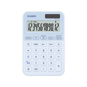 �J�V�I�@CASIO�@�f�U�C���d�� �~�j�W���X�g�^�C�v�m12���n���C�g�u���[�@MW-C20D-LB-N