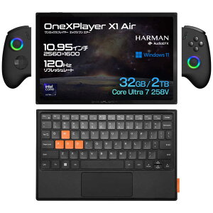 ONENETBOOKTECHNOLOGY@One XPlayer X1 Air 258V mWindows11 Home / intel Core Ultra 7 / F32GB / SSDF2TB / pŃL[{[hn@ONEX1AIR-253220