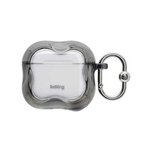 HAMEE�@AirPods4��p�P�[�X iFace BeBling 2 �u���b�N�@41-186385
