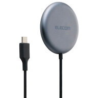 エレコム　ELECOM　ワイヤレス充電器 Qi2 25W マグネット式 ズレにくい 異物検知機能 USB-Cケーブル一体1…
