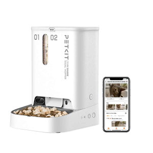 PETKIT�@YUMSHARE DUAL-HOPPER with Camera �J�����t�����a�@ �y�b�g�L�b�g�@P591