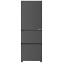 ハイセンス　冷蔵庫 3ドア 358L 右開き 幅59.9cm ブラック　HR-GC360KB（標準設置無料）